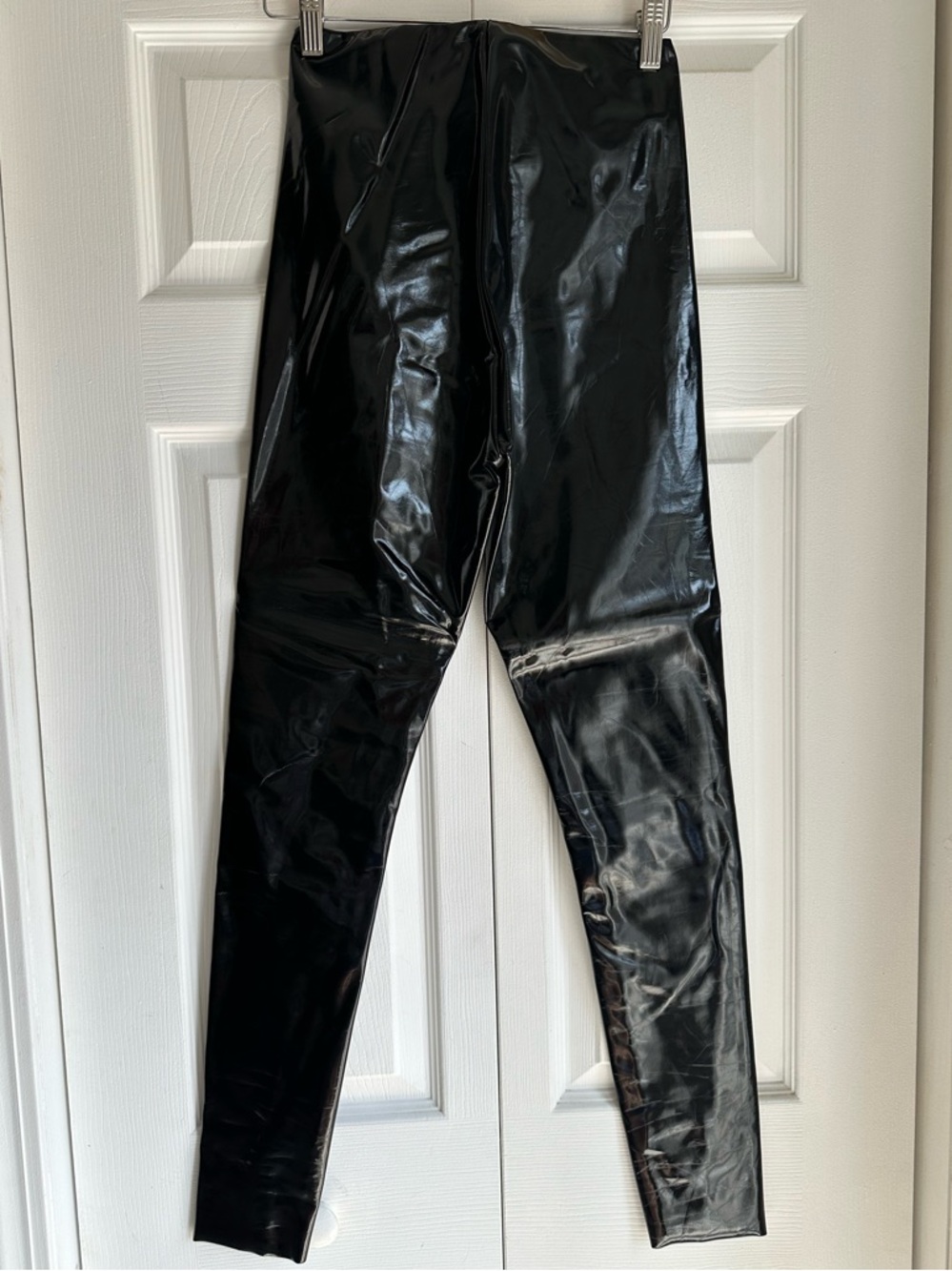 Commando Black Patent High-Waist Leggings - Picture 6 of 6